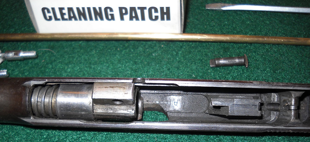 detail, Remington 51 slide interior